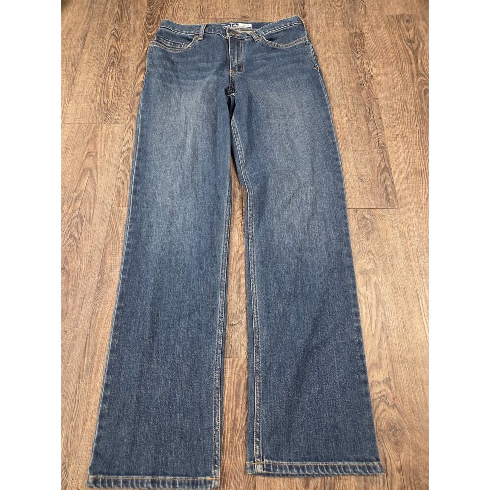 Carhartt NWT Jeans Womens 8 Rugged Flex Loose Fit Dark Wash BD2731-W - Picture 4 of 7